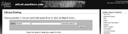 4. FIND A BOOK ON A TOPIC Go to the Find Books, Articles, Videos search box in the middle of the page. Select the Library Catalog Only button.