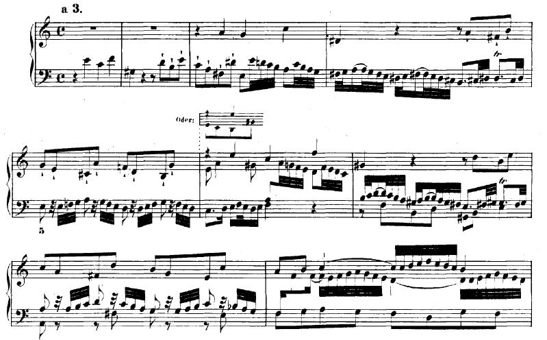 3. Sample part writing. You will be asked to harmonize a short melody and to realize a short figured bass exercise. In both cases your part writing should follow four-part eighteenth-century practice.