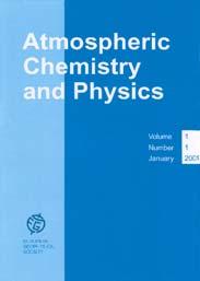 Atmospheric Chemistry & Physics (ACP) Publisher & Distributor European Geosciences Union (EGU) free internet access (www.atmos-chem-phys.