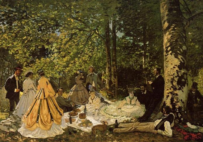 Figure 1. Claude Monet, Luncheon on the Grass. 130 x 180 cm.