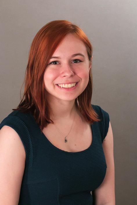 Natalie Sherwood is a senior, polymer and color chemistry major with a minor in theatre.