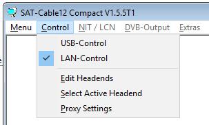 If the system is used in a network with a different network address, the IP address of the PCU 4141 must be accordingly altered.