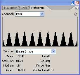 Histograms 0 1 2 0 1 2 0 1 2 11-Step Grayscale with Noise SNR = 36 db