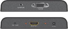 5mm audio),1hdmi output with 3 audio de-embedded, controllable by button IR and RS232 Control Auto switcher 2 x VGA 2 x 3.