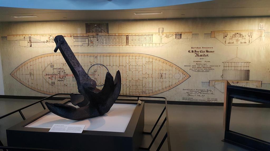 The ship s anchor, fully preserved