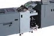 Smart Finishing Solutions Configurations StitchLiner6000 Digital ACF-30S : Accumulator & Folder Sheets are scored and plow folded to form crisp, tightly folded booklets.