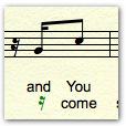 Use of Lyric Rests If verse 2 requires extra notes that are not part of verse 1 (e.g.
