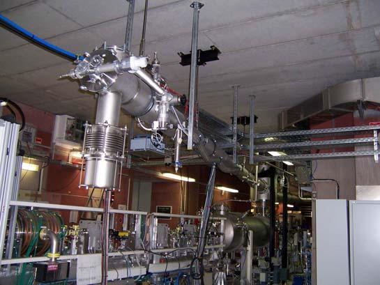 currently used thermionic injector of ELBE was modified and components moved in order to obtain the space for the installation of the new SRF photo injector.