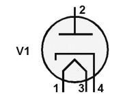 Figure 1-10. Identification of tube elements. Now, to use the information in the symbol, you need to know the system used to number tube pins and socket connections.