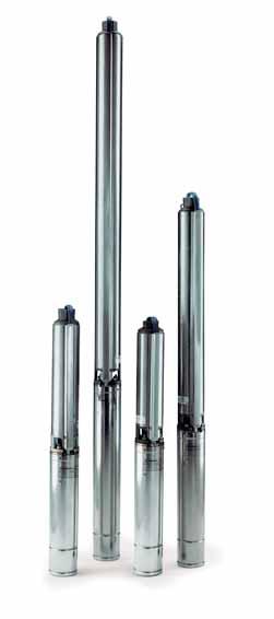 GS Borehole pumps for 4 wells. Compact Robust Ab