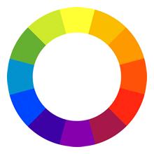 Slika 4: komplementarni barvni pari 2.1.3.5. Simultani (in sukcesivni) kontrast Simultani kontrast je pojav, ko človeško oko ob neki barvi sočasno teži k njeni komplementarni barvi.