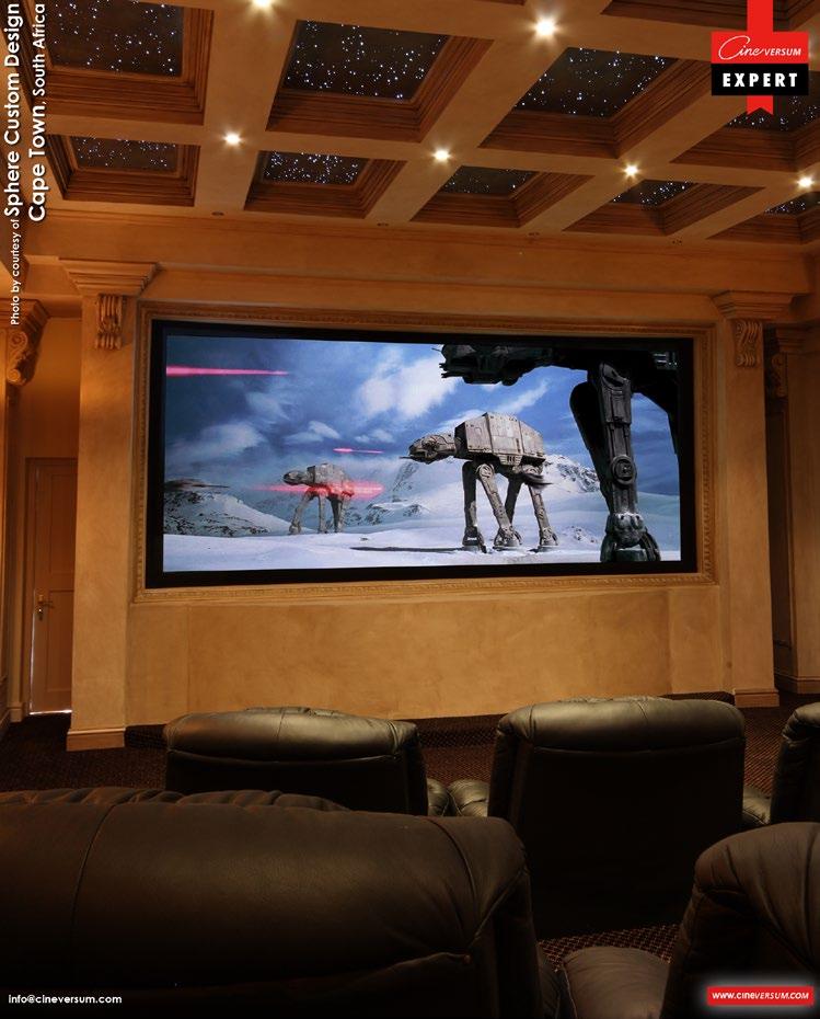 professionally installed and optimally tuned. A tailormade approach that will respect your budget and interior design. Cineversum rules the Universum!