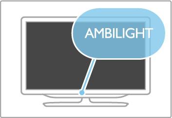 4.2 Ambilight Placement For the best Ambilight effect : Dim the lighting conditions in the room and position the TV up to 25 cm away from the wall.