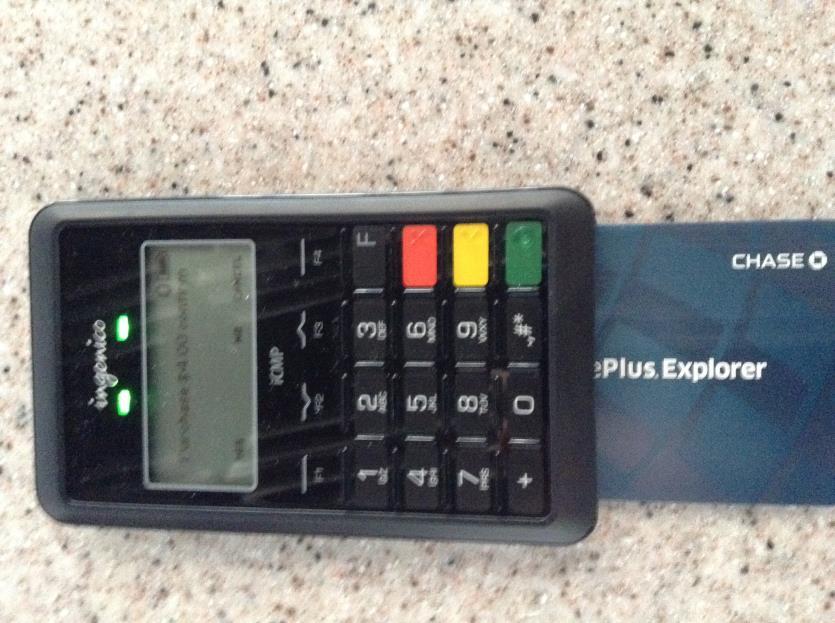 To process a credit card