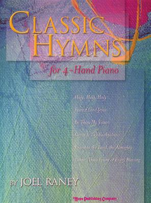 95 uclassic HYMNS II FOR 4-HAND PIANO Joel Raney Savior Like a Shepherd; Morning Has Broken; Peace Like a River; Crown Him with Many Crowns; What Wondrous Love Is This; How Great Thou Art.