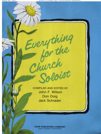 for church soloists. The eclectic index offers a broad variety of styles ranging from the classics through the most popular and widely used Christian contemporary songs. 806... $59.