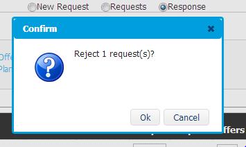 select the Request record.