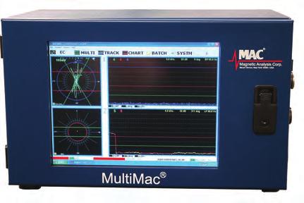 EC Screen also displays linear view Chart Screen Built-In Monitor The standard model MultiMac SM is supplied with a built-in monitor, as shown above.