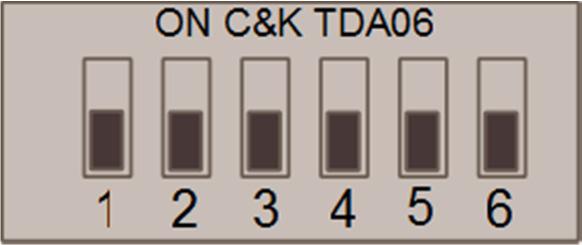 6.2 Blackrock Quad IDC 10 Adaptor Reference Selection The dip switches on the Quad IDC 10 Adaptor are used to select the reference for each bank of channels.