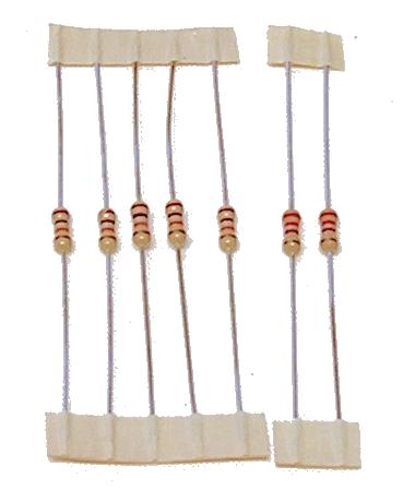 Ensure that you put the resistors in the right place.