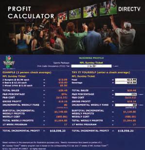 Sports Packages & Profit Calculator MLB EXTRA INNINGS ¾ Up to 90 out-of-market MLB games a week 1 ¾ Up to 98% of these games available in HD each week 2 ¾ Game Mix Watch up to eight games
