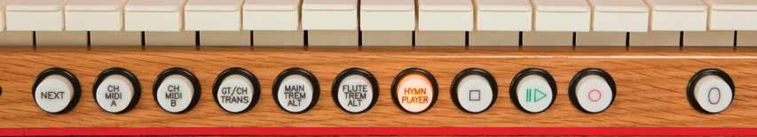 Built-in Hymn Player This Rodgers Infinity Series exclusive feature puts 350 frequently played hymn tunes at your fingertips.