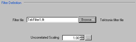 Operating basics Setting Channel Conditions You can define or load a CTLE from the Equalizer. Inserting a de-embed filter is the most common use of the Filter.