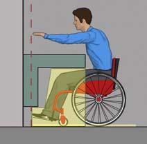Lavatories Knee and Toe space cannot go beyond the CFS for