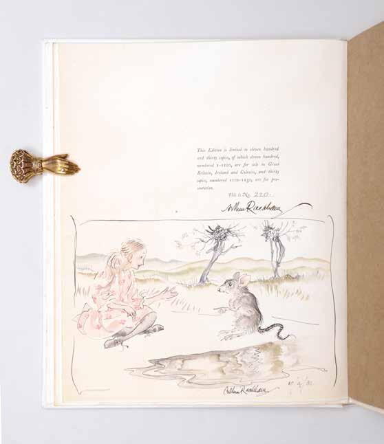 All items are fully described and photographed at peterharrington.co.uk 7 7 CARROLL, Lewis. Alice s Adventures in Wonderland. Illustrated by Arthur Rackham. With a proem [sic] by Austin Dobson.