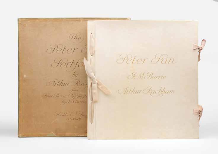 All items are fully described and photographed at peterharrington.co.uk 28 28 RACKHAM, Arthur. The Peter Pan Portfolio, from Peter Pan in Kensington Gardens, by J. M. Barrie.