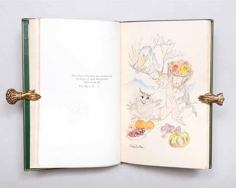 All items are fully described and photographed at peterharrington.co.uk 101 101 ROSSETTI, Christina. Goblin Market. Illustrated by Arthur Rackham. London: George G.