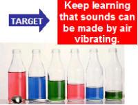 vibrating to relate their understanding of sound to a range of musical instruments to explain an application of sound using scientific knowledge and understanding Show children how to make a sound by