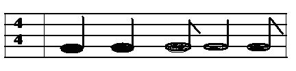 Questions for Students: 1. How many half notes does it take to make a whole note? Quarter notes? Eighth notes? (Answers: 2 half notes; 4 quarter notes; 8 eighth notes) 2.