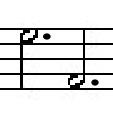 added to a note or rest value, it adds half the value of the note or rest (makes it 1 ½ times as long as it would be without the dot.) For example, let s look at a dotted half note.