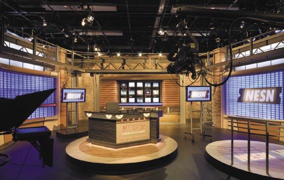 The studio used for NESN SportsDesk the network s daily sports news and highlights program employs Sony HDC910 studio cameras with Canon DIGISUPER 25xs lenses.