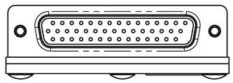 7 44-TBA-110 Rear Connector Figure