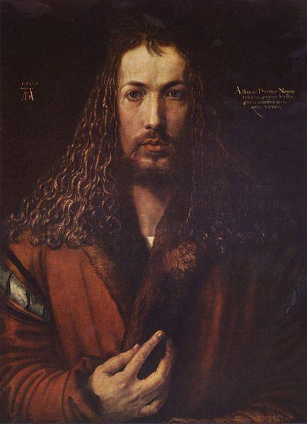 1. Albrecht Dürer: Avtoportret Slika 21: Albrecht Durer: Avtoportret; 1500; Olje na panelu; 67 X 49 cm; Stara pinakoteka Munchen Albrecht Dürer je največji nemški umetnik renesanse in eden prvih