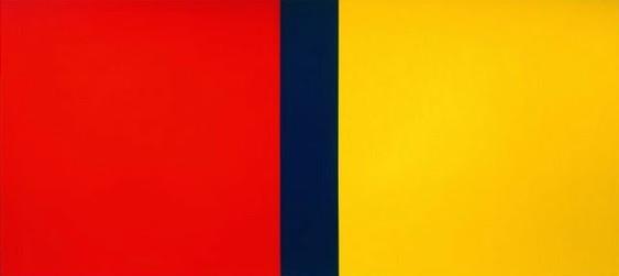 5. Barnett Newman: Kdo se boji rdeče, rumene in modre? IV/Who's afraid of red, yellow and blue? IV Slika 30: Barnett Newman: Kdo se boji rdeče, rumene in modre?