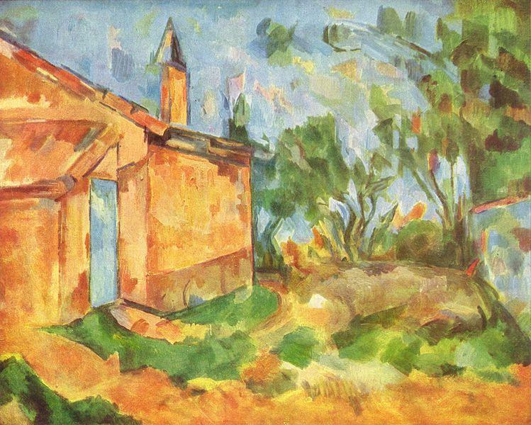 1. Paul Cezanne: Jourdan cottage Slika 31: Paul Cezanne: Jourdan cottage; 1906; Olje na platnu; 65 X 81 cm; Collection Riccardo Jucker Paul Cezanne velja za enega največjih postimpresionistov
