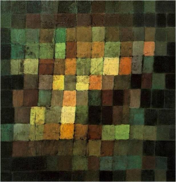 2. Paul Klee: Ancient Sound (Abstract on block) Slika 32: Paul Klee: Ancient Sound (Abstract on block); 1925; Olje na kartonu; Kunstsammlung Basel Paul Klee je švicarsko-nemški slikar, ki smo ga