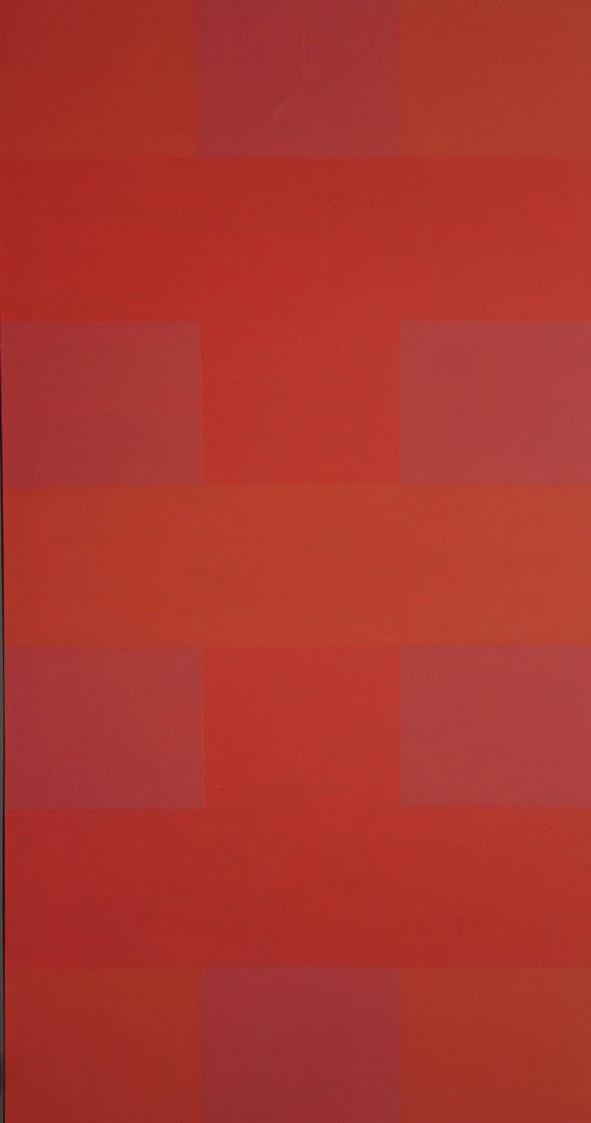 1. Ad Reinhardt: Rdeča abstrakcija/abstract painting Red Slika 36: Ad Reinhardt: Rdeča abstrakcija/abstract Painting Red; 1952; Olje na platnu; 274,4 X 102 cm; The Museum of Modern art New York Slika