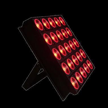 25x30w RGB 3in1 led matrix light YY-E2530 Feature 25 * 30w 3-in-1 RGB Leds Each color of Led is