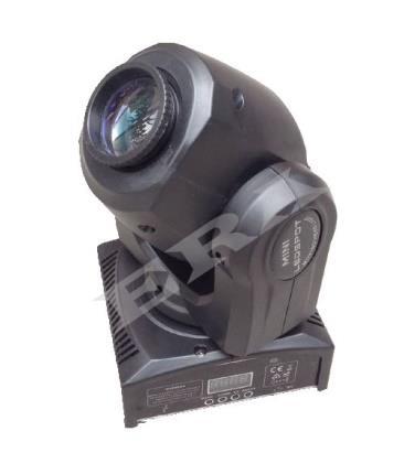 10W Led Pocket Spot Moving Head YY-LP10 High output mini Moving Head with a bright white 10W CREE LED source 7 Colors + white, with half color 7 fixed GOBOs + spot, with rainbow