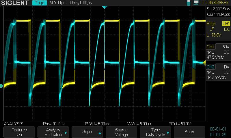 modulation analysis. 14. Press the Type softkey, and then turn the universal Knob to select the type of measurement to make in the modulation analysis.