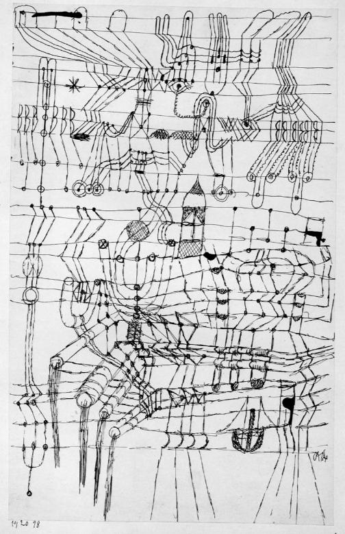 Slika 11, Paul Klee, 31,1x19,1, tuš na papirju,
