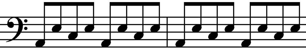 cut time (Alla breve) F. Alberti bass 2. Which chord is the minor chord? Circle A or B.