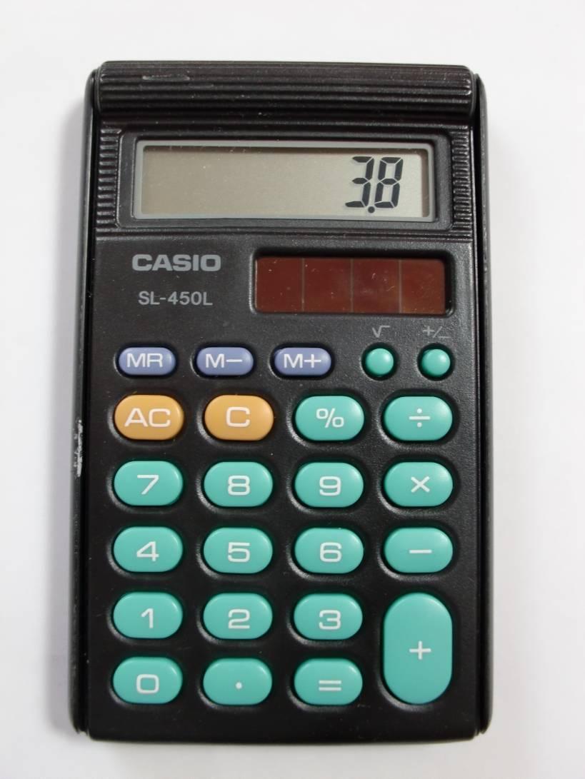 The calculator shows the answer to a question. What could this mean?