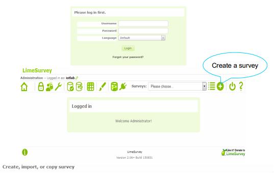 Once the form for the survey creation appears, scroll down and include in End URL field the url as provided in Step 1.