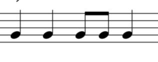 Composing Using Back-Beats You will compose a piece of music using a back-beat rhythm and