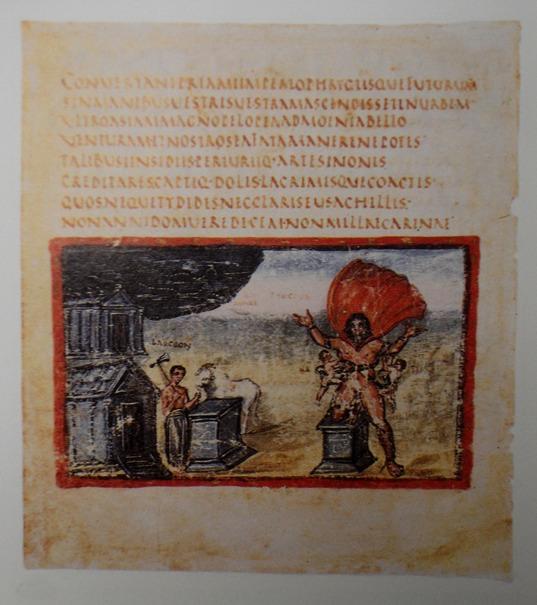 The Vatican Vergil, the earliest surviving manuscript from the late antique and early Christian era, created in